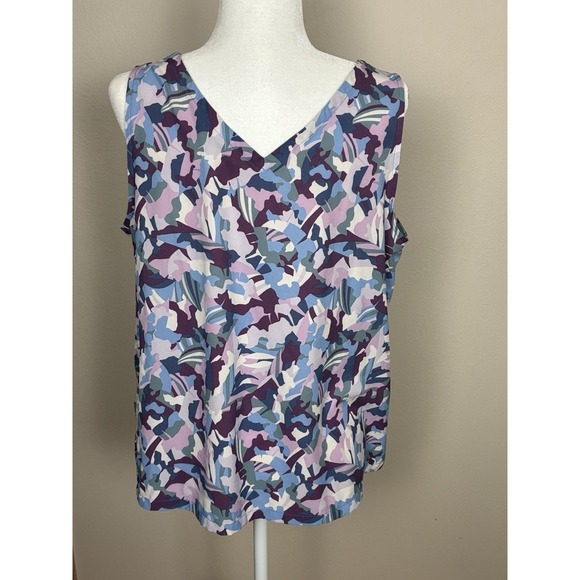 Eddie Bauer V Neck Tank‎ Top Size Large (B6) - Picture 2 of 9